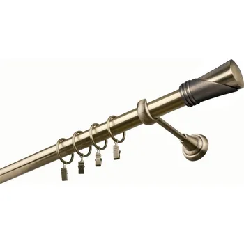 Garnýž Garnýž kovová 170 cm jednořadá 25 Duncan mosaz