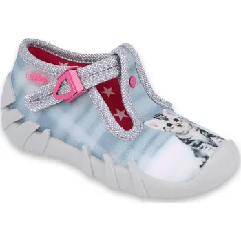 Chlapecká obuv Nádherné bačkůrky s kočičkou BEFADO 110P365