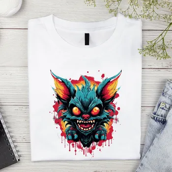 Dámské tričko - Stvůra Barva: Bílá, Velikost: M