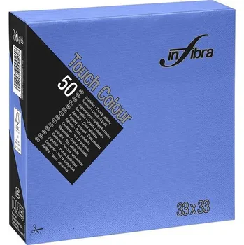 Papírový ubrousek Ubrousky papírové INFIBRA 2vrs. 33x33cm modré 50ks