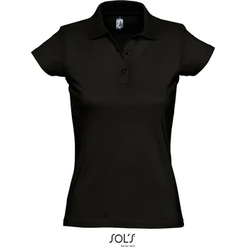 Dámské tričko Dámské žerzejové polo Prescott Women black XXL