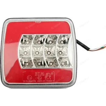 Zadní světlomet Sdružené světlo C LED - pravé s osvětlením SPZ, 12 V / 24 V MULTIPA