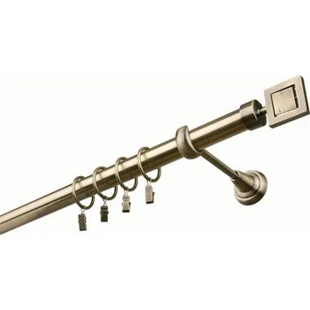 Garnýž kovová 460 cm jednořadá 25 Apollo mosaz