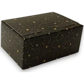 Krabice na pečivo ALVARAK GROUP a.s. Krabice na cukroví / dárková - rozpustilé hvězdičky - 16 x 11 x 5 cm