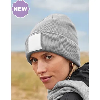 Módní doplněk Beechfield - Čepice s nášivkou B337R