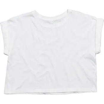 Dámský crop top M 96 white M