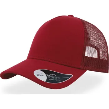 Kšiltovka 5 panelová Trucker kšiltovka "Rapper Jersey" burgundy onesize