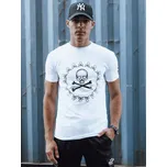 Tshirt Pánské tričko s potiskem RX5580 Barva: Bílá, Velikost: L