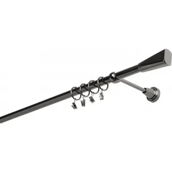 Garnýž kovová 130 cm jednořadá 19 Trapez onyx