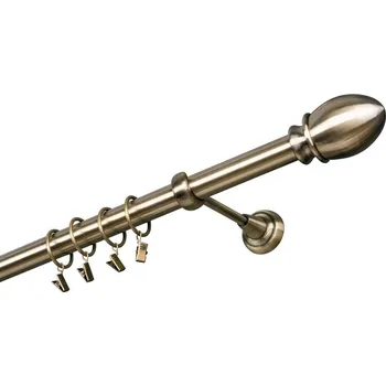 Garnýž kovová 460 cm jednořadá 25 Belluno mosaz