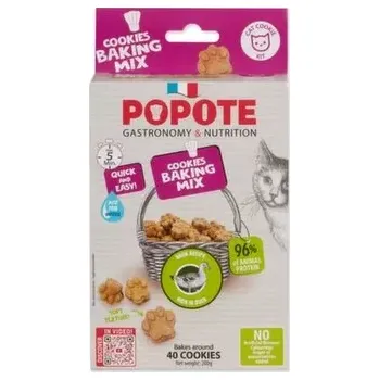 Pamlsek pro kočku Pečící směs Popote kachní pro kočky 200g