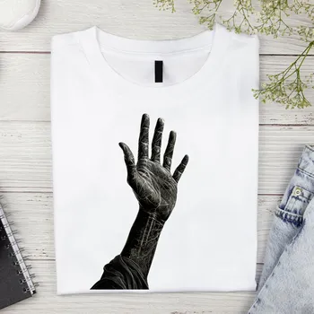 Dámské tričko - Čau Barva: Bílá, Velikost: XL