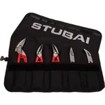 Stubai MICRO SET klempířského nářadí v rolovacím pouzdře 5ks / lakované =Menší verze běžných nůžek