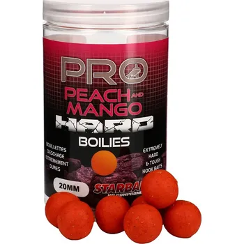Boilies Starbaits Boilie Hard 200g - Pro Peach & Mango Průměr: 14mm