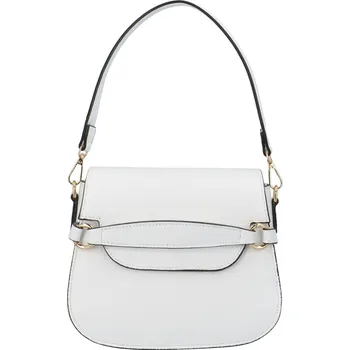 Kabelka Luxusní dámská kožená kabelka na rameno Celestt, bílá