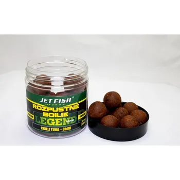 Boilies Jet Fish Rozpustné Boilie Legend Range Chilli Tuna - Chilli 250ml Průměr: 20mm