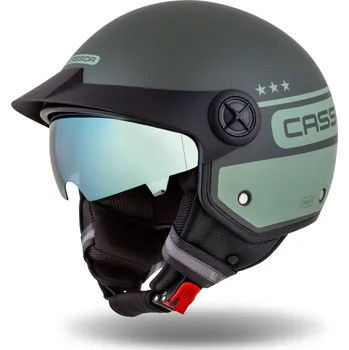 Helma na motorku Cassida Handy Plus Chief zelená L