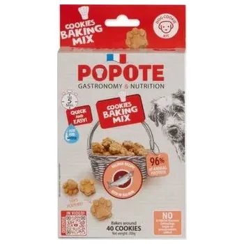 Pamlsek pro psa Pečící směs Popote losos pro psy 200g