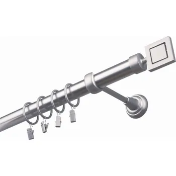 Garnýž kovová 150 cm jednořadá 25 Apollo satina