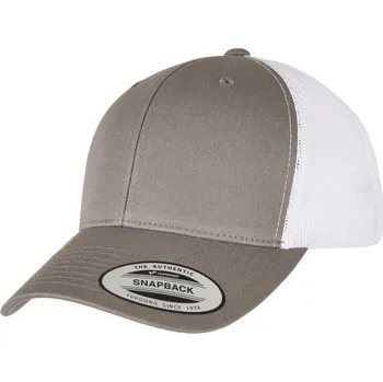 Kšiltovka 6 panelová Trucker kšiltovka "Recycled" 6606RT/6606TR grey-white onesize