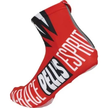 Cyklistické návleky Návleky na tretry PELLS Lycra Red - S