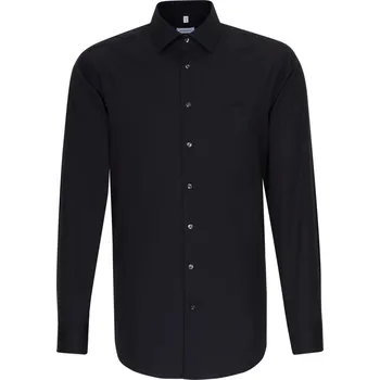 Pánská košile Košile s dlouhým rukávem Shirt Regular LSL black 46