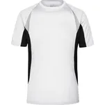 Pánské běžecké tričko JN 391 white-black 3XL