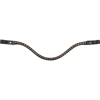 Vybavení pro koně HKM Čelenka Passion HKM, amber COB