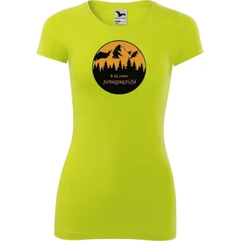DOBRÝ TRIKO Dámské tričko Dobrodružství Velikost: XS, Barva: Limetková