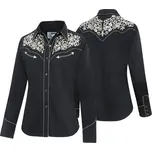 Stars & Stripes Košile westernová Holly Stars & Stripes, dámská, černá XL