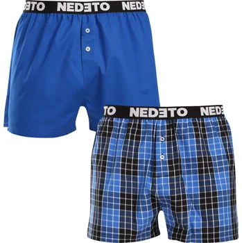 Sada pánského spodního prádla 2PACK pánské trenky Nedeto vícebarevné (2NTC012) 3XL Možnost vrácení zboží ZDARMA do 120 dnů!