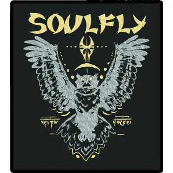 nášivka na záda, zádovka Soulfly - owl