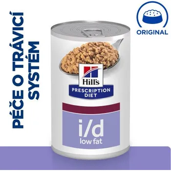 Krmivo pro psa Hill's PD Dog I/D Gastrointestinal Low Fat Chicken konz. 360g