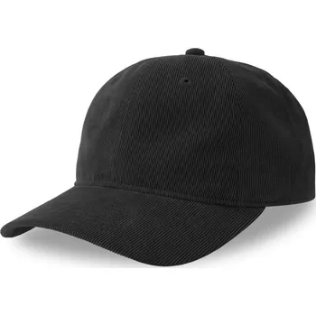 Kšiltovka 6 panelová manšestrová kšiltovka Creep-S black onesize