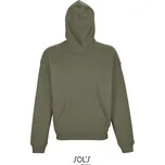 Unisex mikina s kapucí Connor khaki S