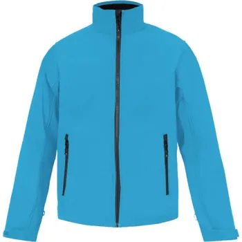 Pánská 3-vrstvá softshellová bunda 7820 aqua M