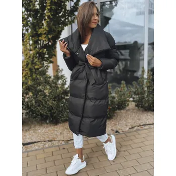 Dámská parka dlouhá dámská zimní bunda TY3089 Barva: Černá, Velikost: S