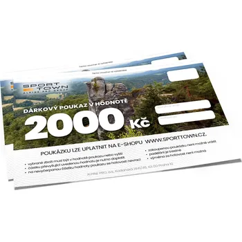 Dárkový potravinový koš Dárkový poukaz 2000 ESHOPP2000