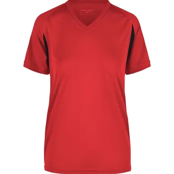 Dámské tričko Dámské běžecké tričko JN 316 red-black XL