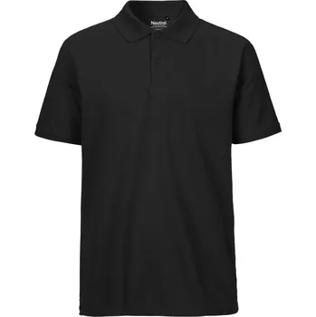 Pánské tričko Pánské piqué polo z bio bavlny O 20080 black 3XL