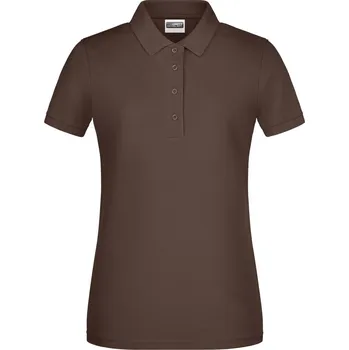 Dámské tričko Dámské piqué polo z bio bavlny JN 8009 brown XL