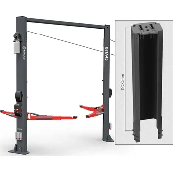 zvedák Dvousloupový zvedák 4,5 t s prodloužením sloupů 1200 mm - F1727