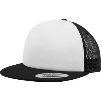Kšiltovka 5 Panelová pěnová kšiltovka 6005FW black-white-black onesize