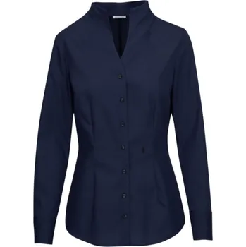 Dámská halenka Popelínová halenka s dlouhým rukávem Chalice Blouse Slim LSL navy 36