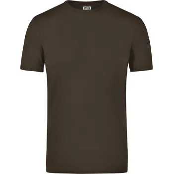 Pánské tričko Elastické tričko JN 55 brown S