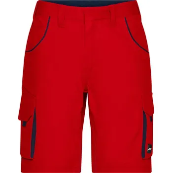 Pánské džíny Pracovní bermudy - Color JN 872 (62) red-navy (62)