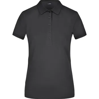 Dámské tričko Dámské elastické piqué polo JN 709 black L