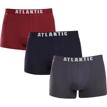 Boxerky 3PACK pánské boxerky Atlantic vícebarevné (3MH-011/01) S Možnost vrácení zboží ZDARMA do 120 dnů!