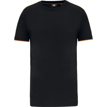 Pánské tričko Pánské pracovní tričko "Day-to-Day" WK 3020 black-orange M