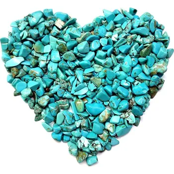 Přírodní tromlované minerály – Tyrkysový magnezit 5–7 mm